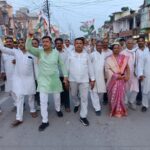 धर्मेंद्र प्रधान के इस्तीफे की मांग को लेकर कांग्रेस का विजय जुलूस